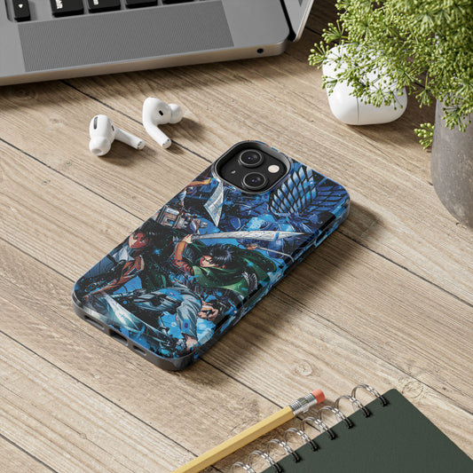 Levi Ackerman Double Layered Phone Case | Attack on Titan-Inspired Protective Anime Case