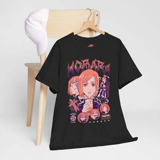 Nobara Kugisaki Unisex Heavy Cotton T-Shirt | Anime-Inspired Streetwear Graphic Tee | Anime Character Shirt