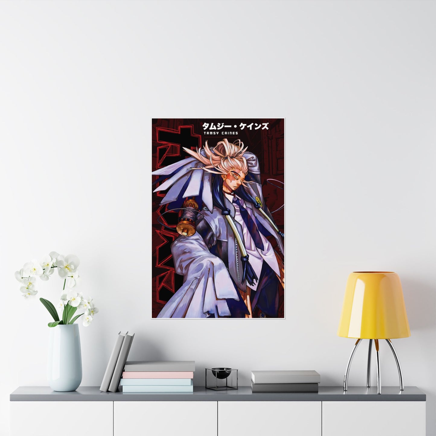 Tamsy Caines Matte Vertical Poster | Anime-Inspired Wall Art Manga Decor