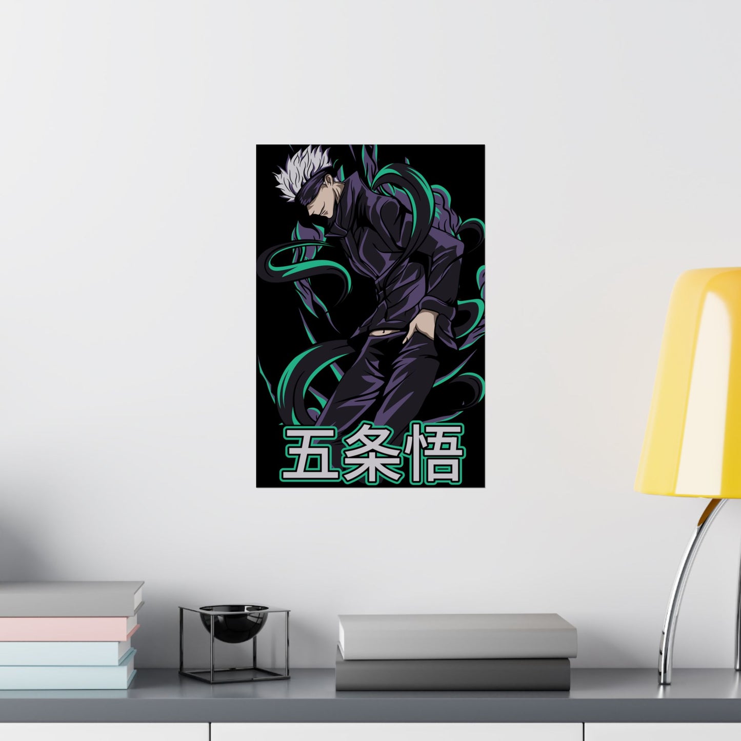 Satoru Gojo Cursed Energy Matte Vertical Poster | Anime-Inspired Wall Art | Gojo Six Eyes Print