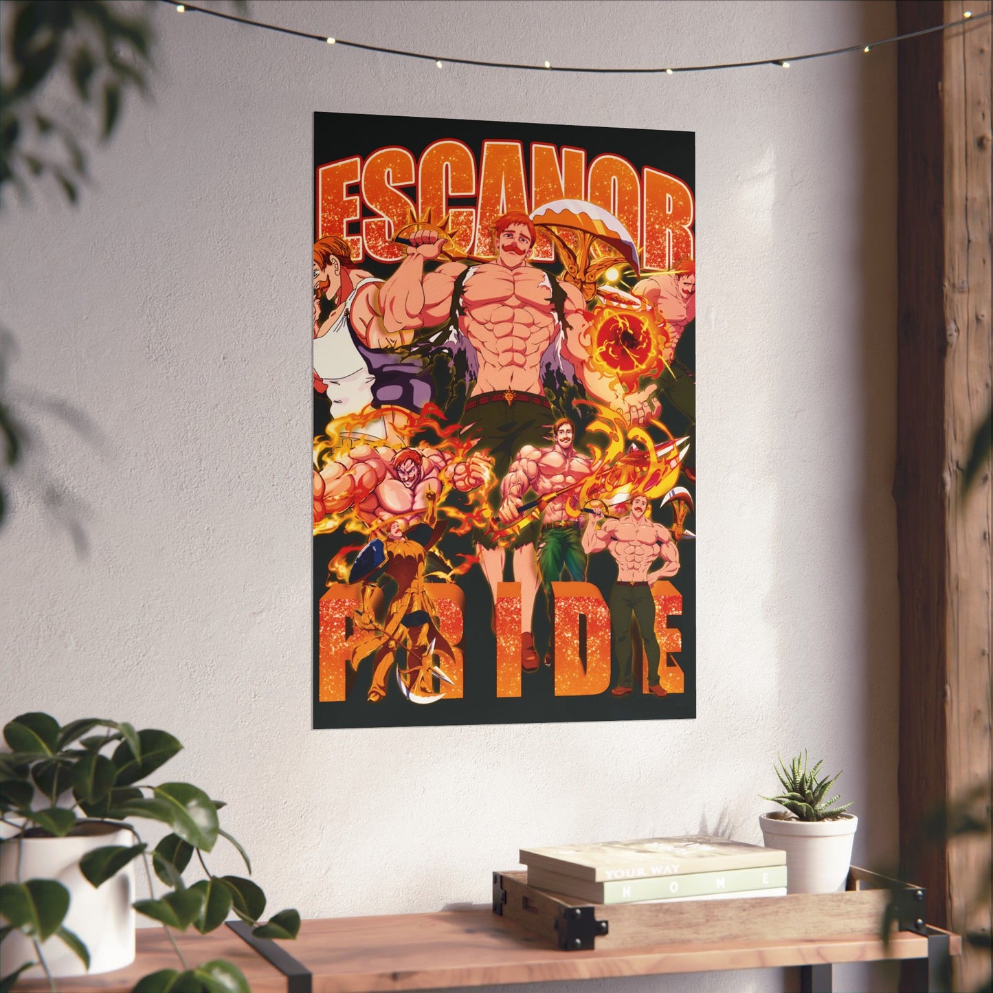 Lion Sin of Pride Escanor Poster | Anime-Inspired Wall Art | Manga Decor | Manga Print | Shonen Anime Poster