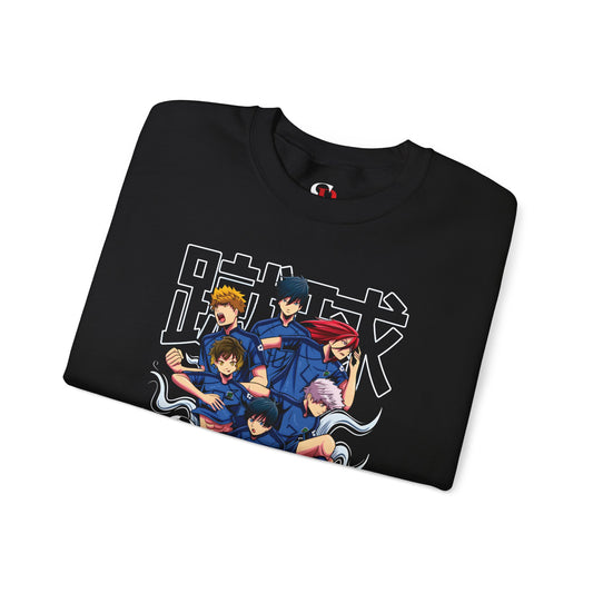 Blue Lock Team Z Unisex Heavy Blend Crewneck Sweatshirt | Soccer Anime Streetwear