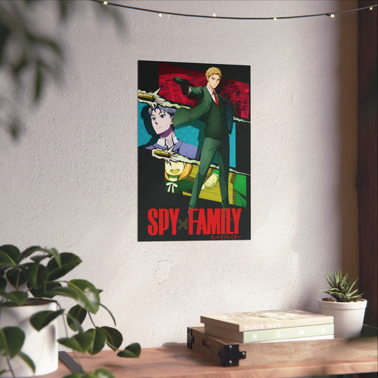 Loid Forger Matte Vertical Poster | Spy x Family Anime Wall Art