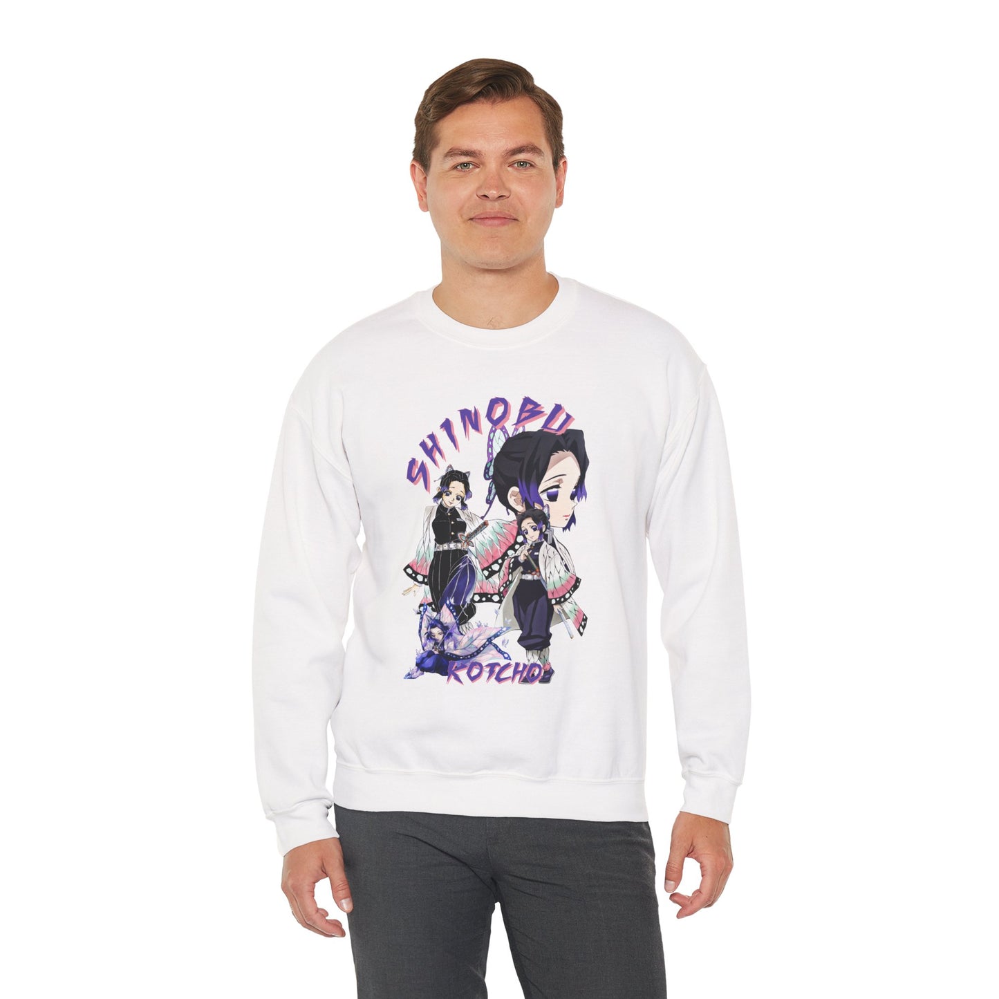 Shinobu Kocho Insect Hashira Crewneck | Anime-Inspired Streetwear