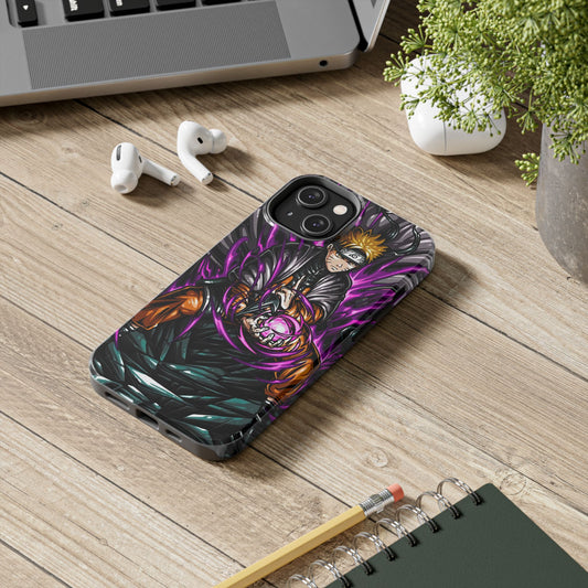 Rasengan Revenant Phone Case | Anime-Inspired Protective Case | Dark Shinobi iPhone & Samsung Cover | Otaku Manga Case