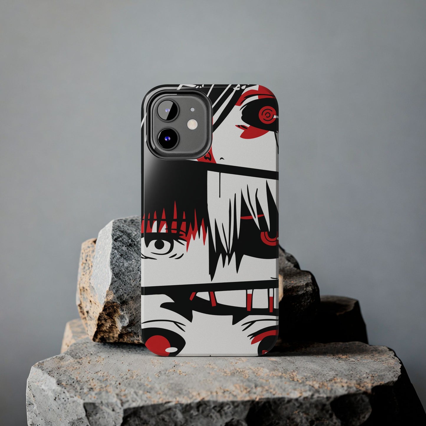 Crimson Gaze Double Layered Phone Case | Anime Protective Case | Kaneki Dark Otaku Phone Cover