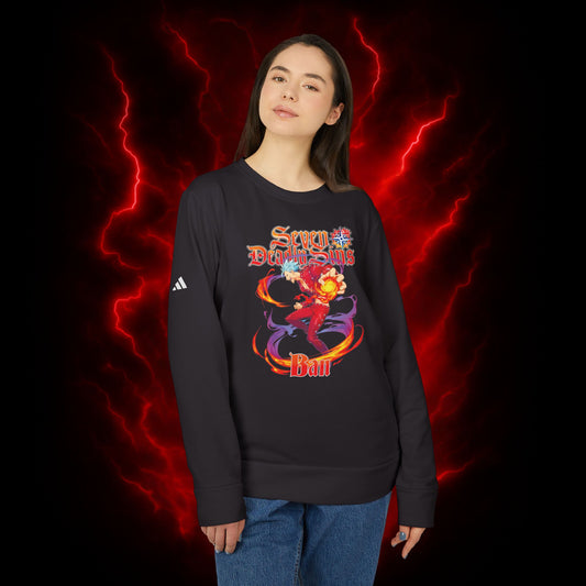 Fox Sin Of Greed Ban Adidas Unisex Fleece Crewneck Sweatshirt