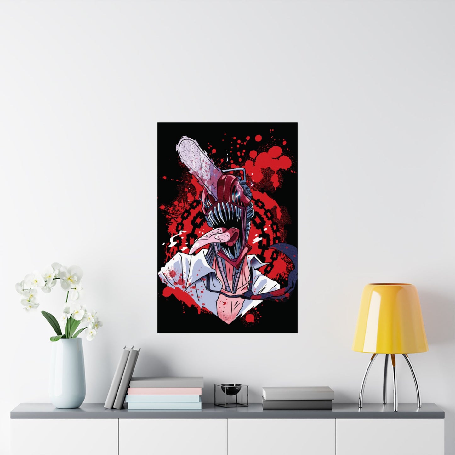 Chainsaw Devil Matte Vertical Poster | Anime-Inspired Wall Art