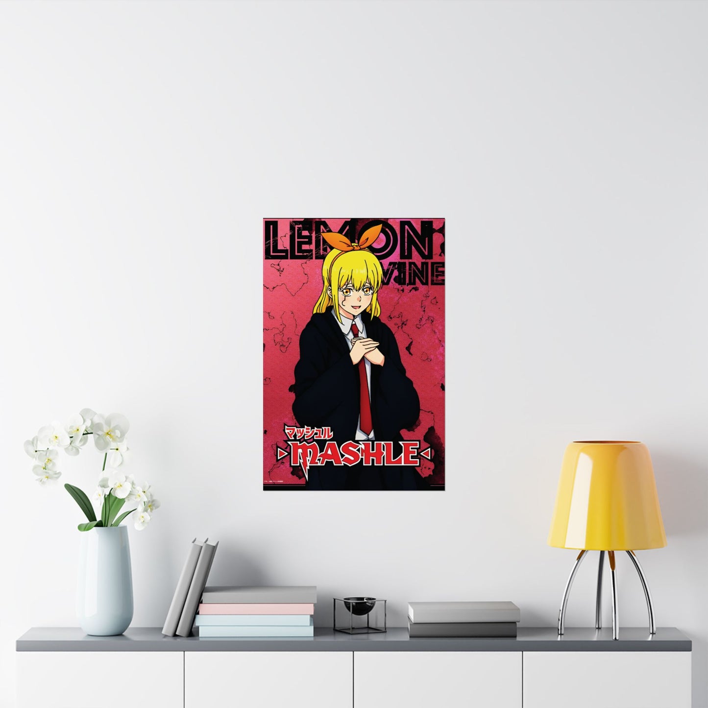 Lemon Irvine Poster | Anime-Inspired Wall Art | Cute Mage Decor | Otaku Manga Print | Shonen Anime Poster