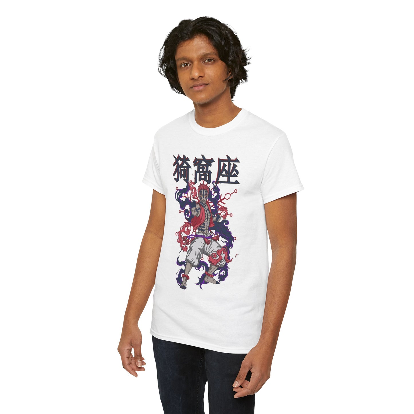 Akaza Blood Demon Art T-Shirt | Anime-Graphic Streetwear Tee