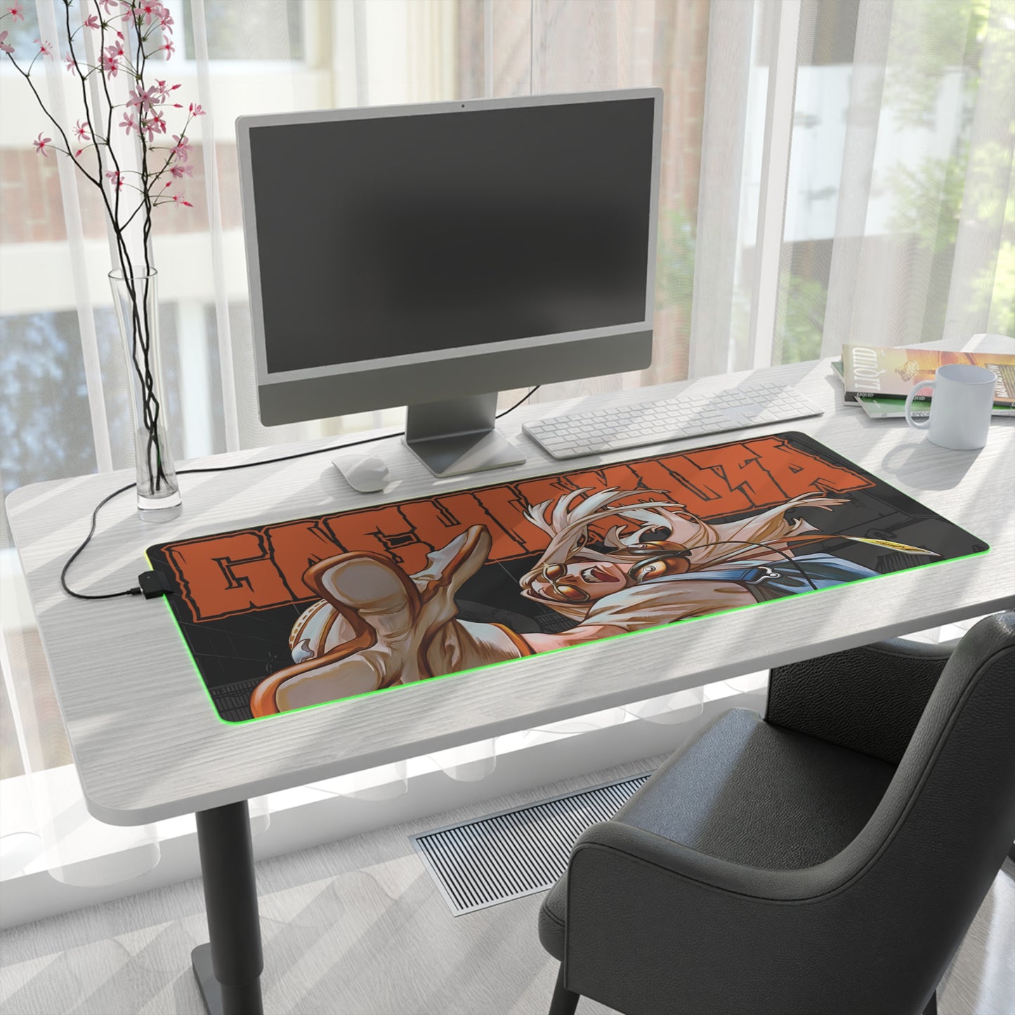 August Stilza II LED Gaming Mouse Pad | Anime-Inspired Desk Mat
