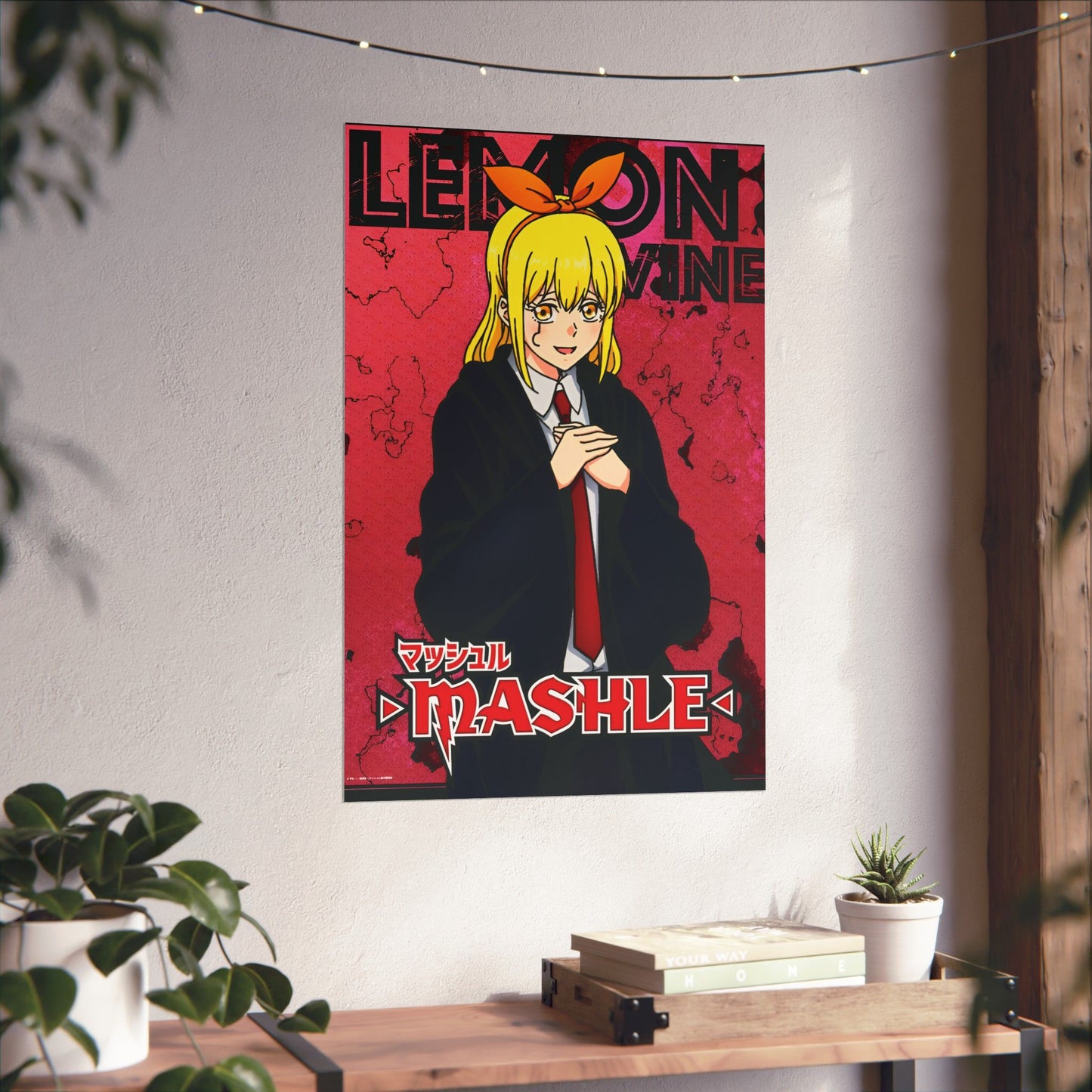 Lemon Irvine Poster | Anime-Inspired Wall Art | Cute Mage Decor | Otaku Manga Print | Shonen Anime Poster