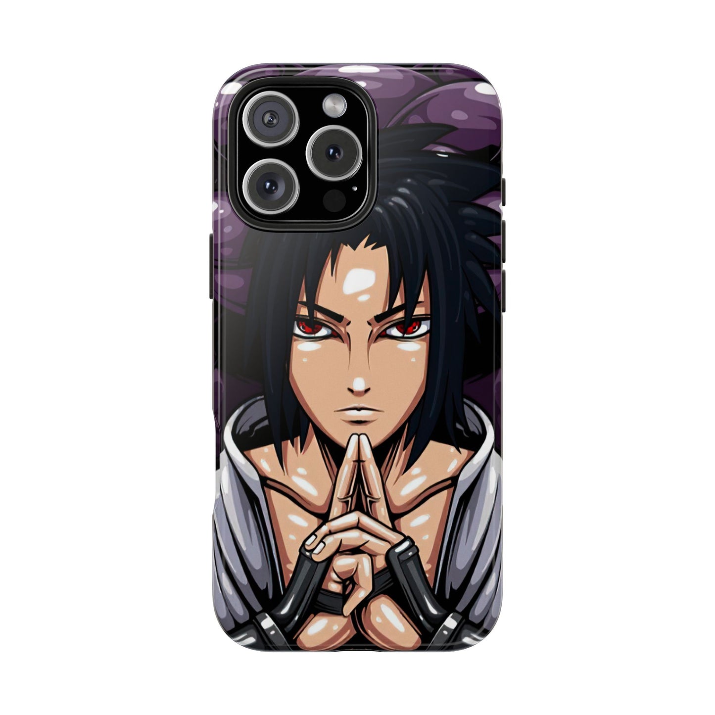 Sasuke Uchiha Mangekyo Sharingan Phone Case | Anime-Inspired Protective Case | Uchiha iPhone & Samsung Cover | Otaku Manga Case