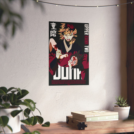 Doma Poster | Upper Rank Two Demon Slayer Wall Art