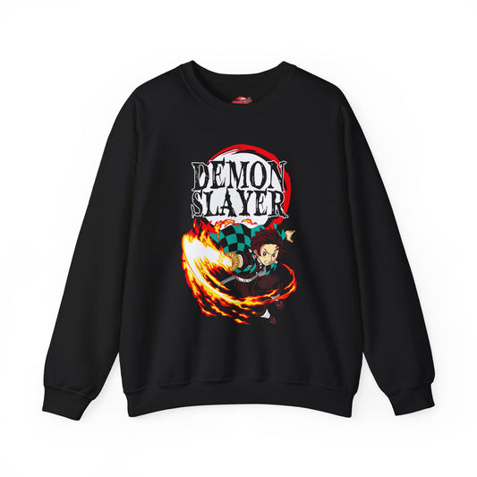 Tanjiro Kamado Sun Breathing Sweatshirt | Anime-Inspired Streetwear | Unisex Manga Crewneck