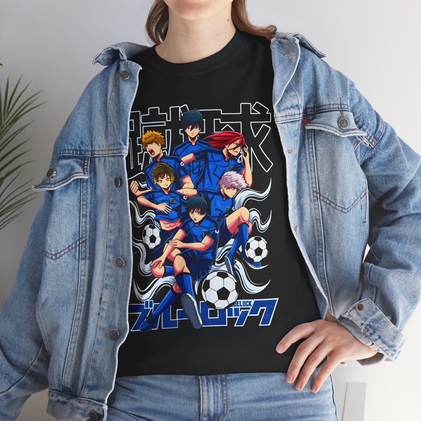 Blue Lock Team Z Unisex Heavy Cotton T-Shirt | Soccer Anime Streetwear Tee