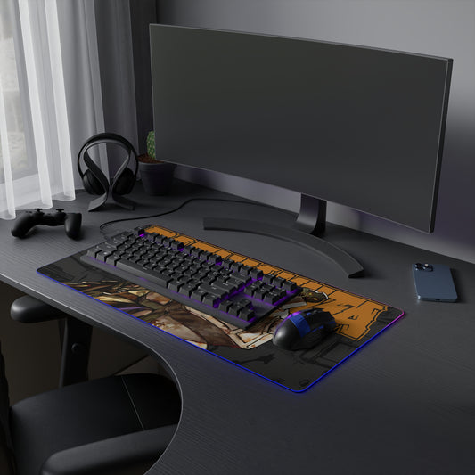 Bundus Begalkeit LED Gaming Mouse Pad | Anime-Inspired Desk Mat