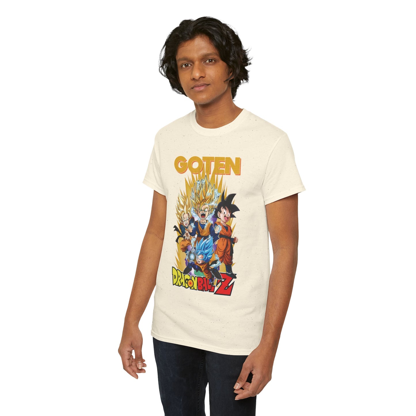 Goten “Next Gen Saiyan” Unisex Heavy Cotton T-Shirt | Dragon Ball Z Streetwear Tee