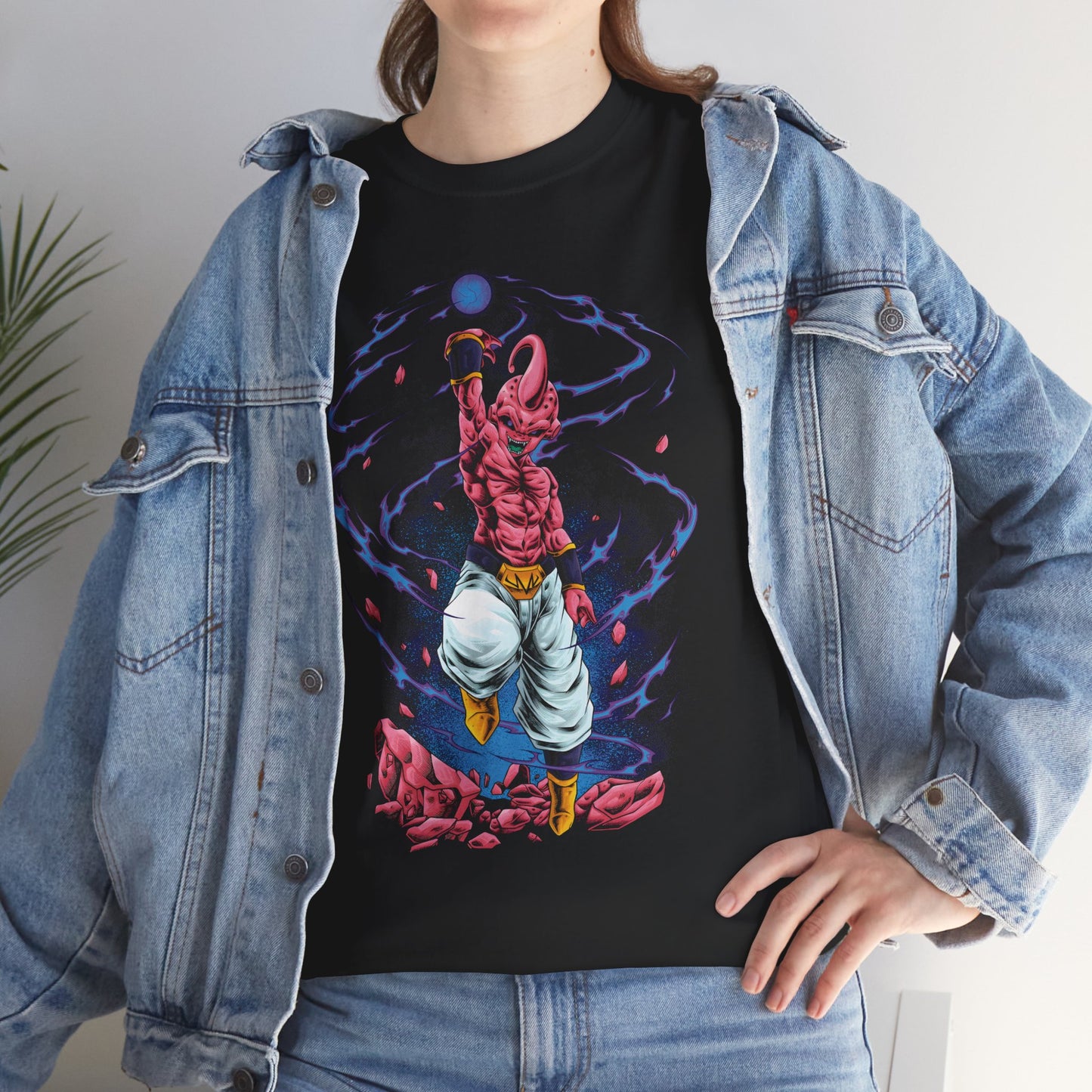 Majin Buu III Unisex Heavy Cotton T-Shirt | Dragon Ball Z-Inspired Anime Tee