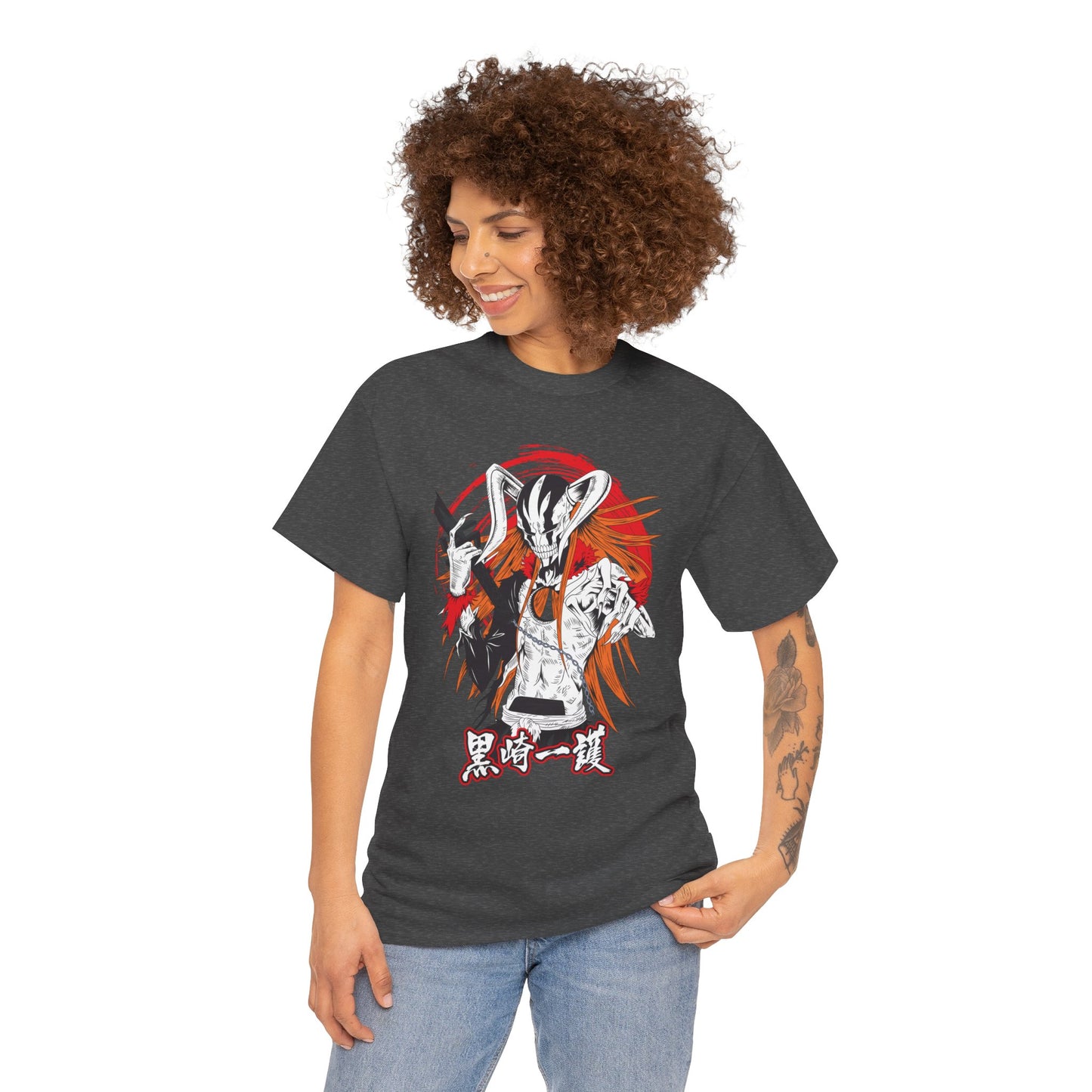 Ichigo Vasto Lorde Unisex Heavy Cotton T-Shirt | Anime-Inspired Streetwear Tee
