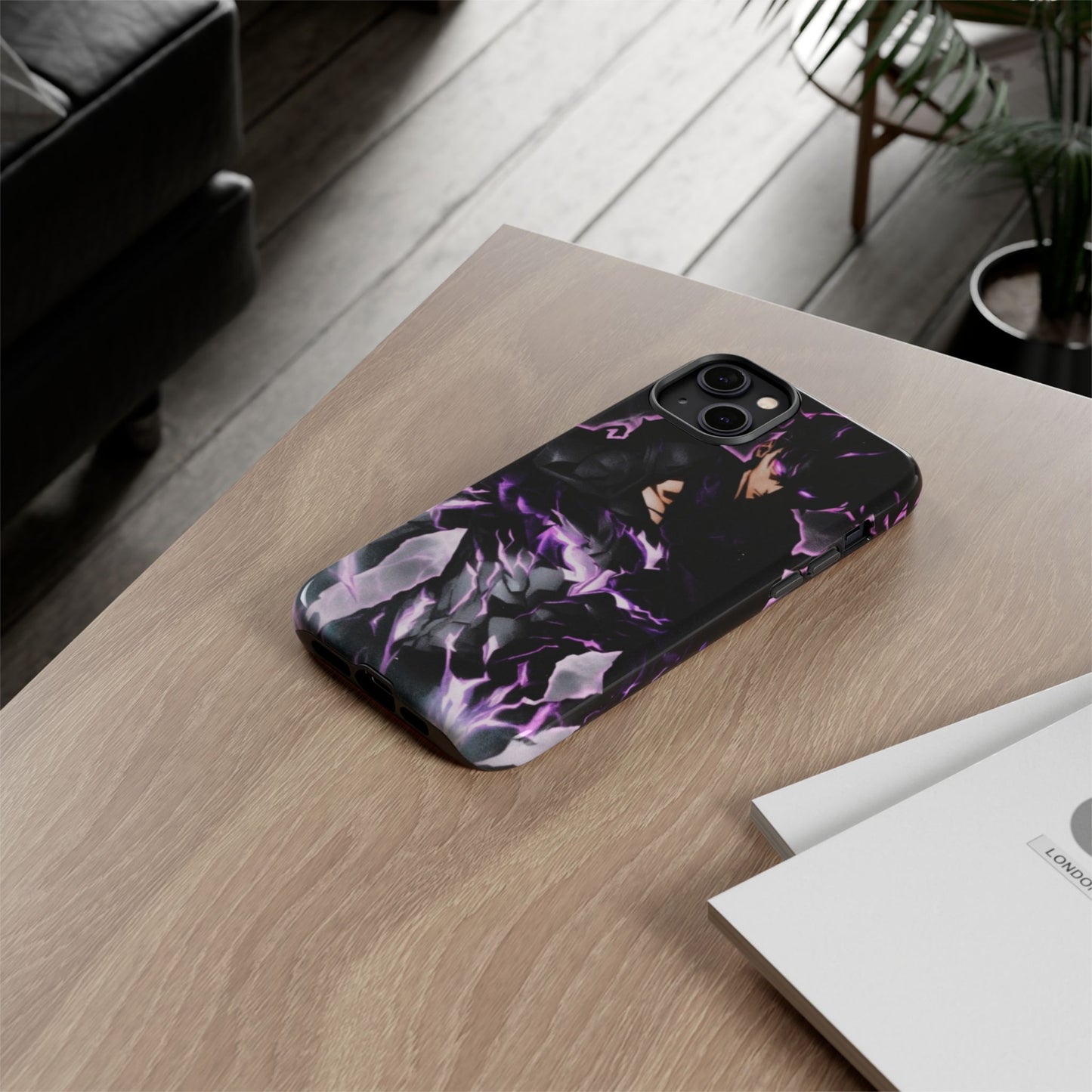 Sung Jin-Woo Shadow Monarch Awakening Double Layered Phone Case | Anime-Insired Protective Case for iPhone & Samsung