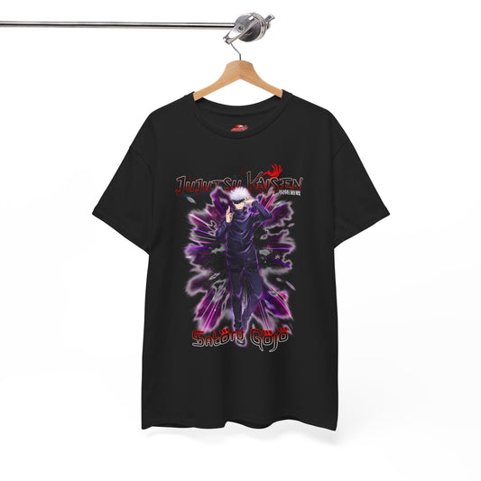The Honored One Satoru Gojo Unisex Heavy Cotton T-Shirt | Anime-Inspired Streetwear Graphic Tee | Gojo Six Eyes Shirt