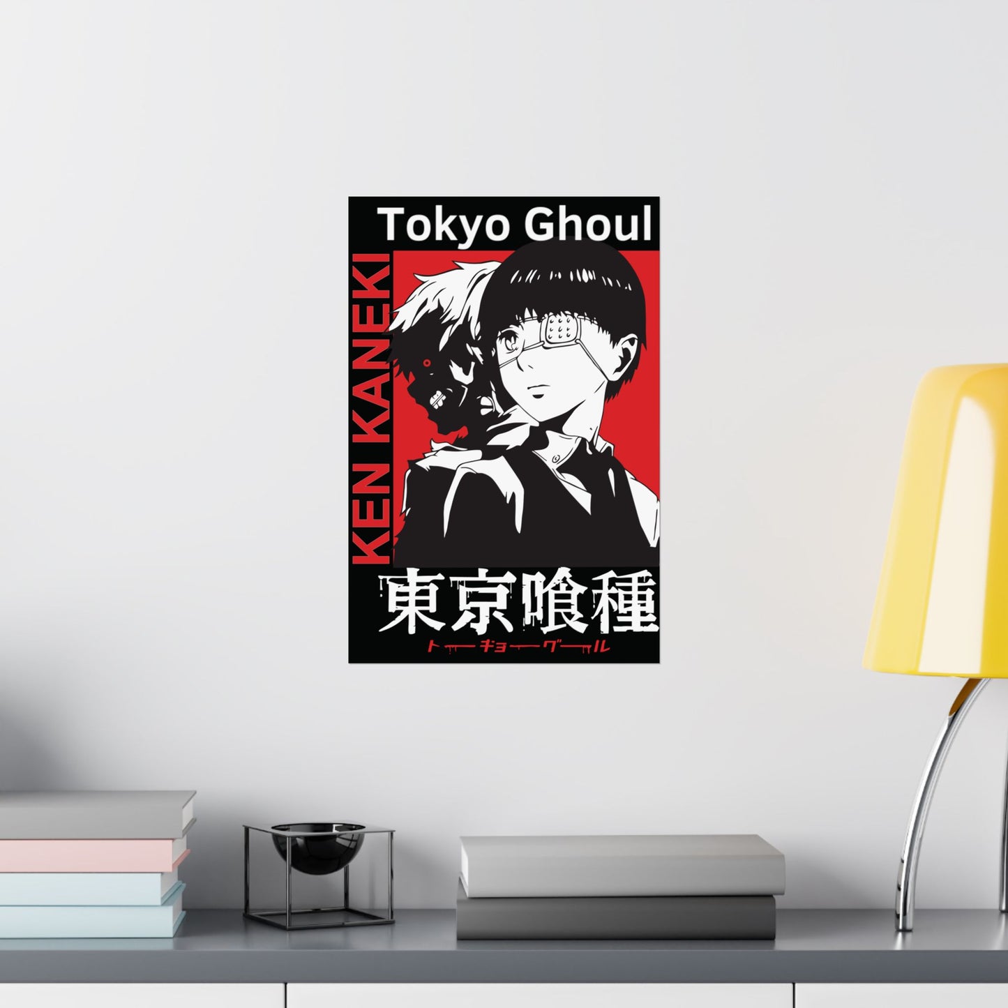 Ken Kaneki II Matte Vertical Poster | Tokyo Ghoul Anime Wall Art