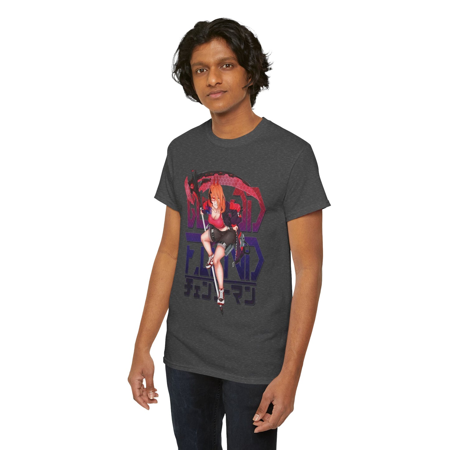 Blood Fiend Power III Unisex Heavy Cotton T-Shirt | Anime-Inspired Streetwear Tee