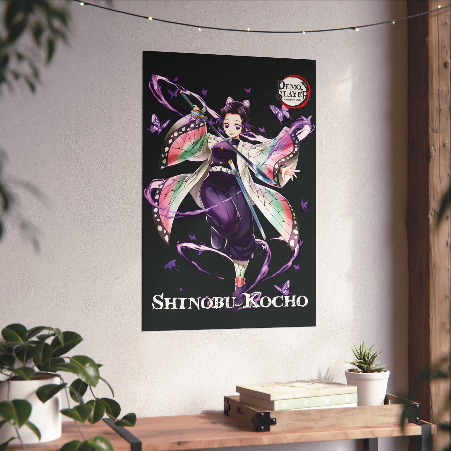 Shinobu Kocho Poster | Insect Hashira Anime-Inspired Wall Art