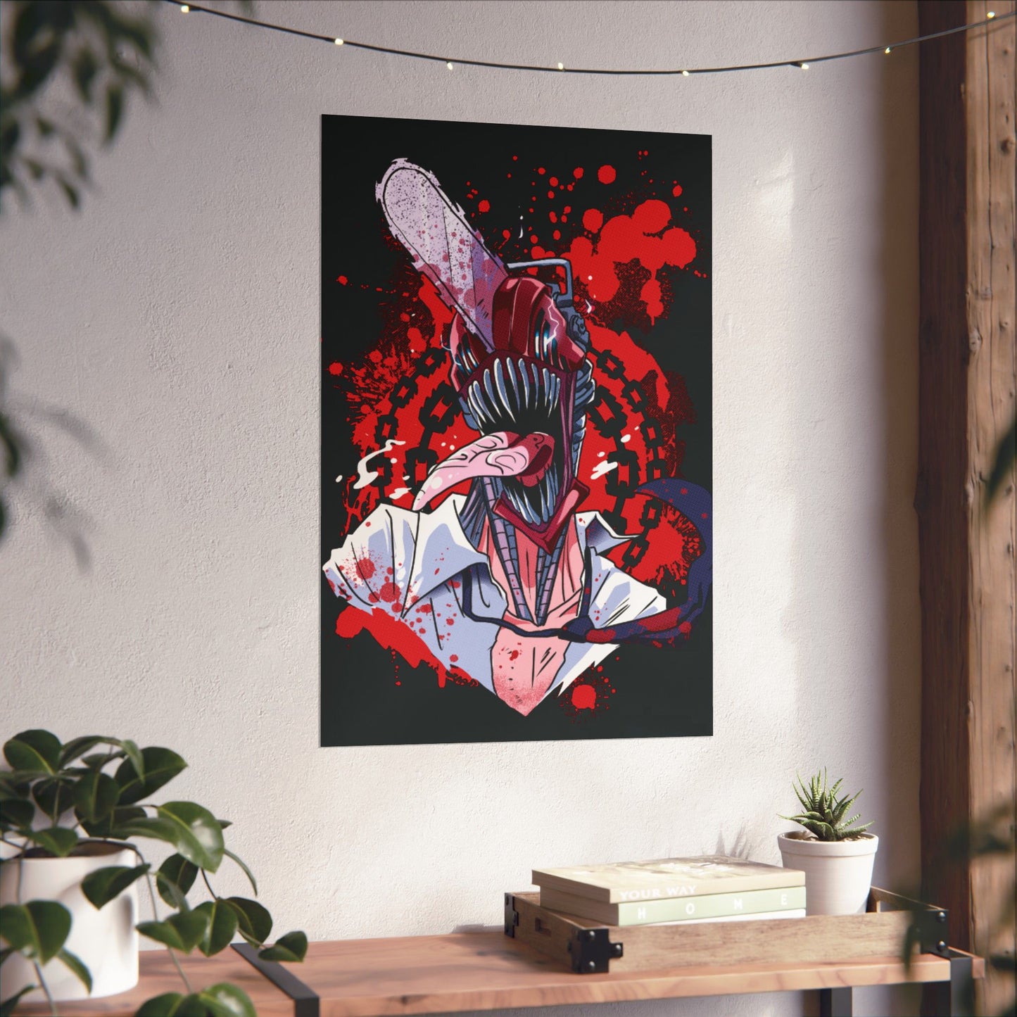 Chainsaw Devil Matte Vertical Poster | Anime-Inspired Wall Art