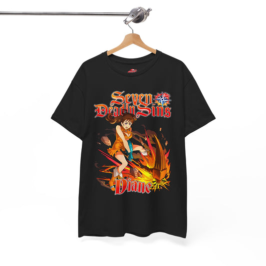 Serpent Sin of Envy Diane T-Shirt | Anime-Inspired Streetwear Graphic Tee | Manga Tee | Otaku Unisex Streetwear