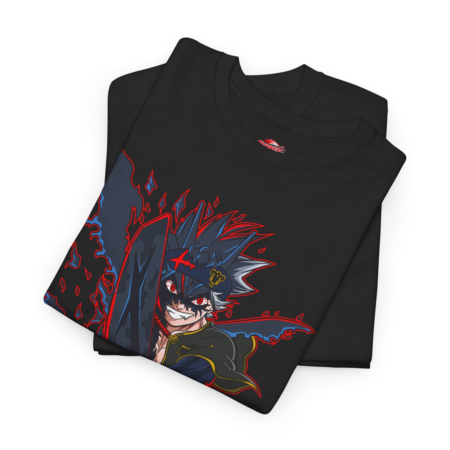 Black Asta Unisex Heavy Cotton T-Shirt | Anime-Inspired Streetwear Tee