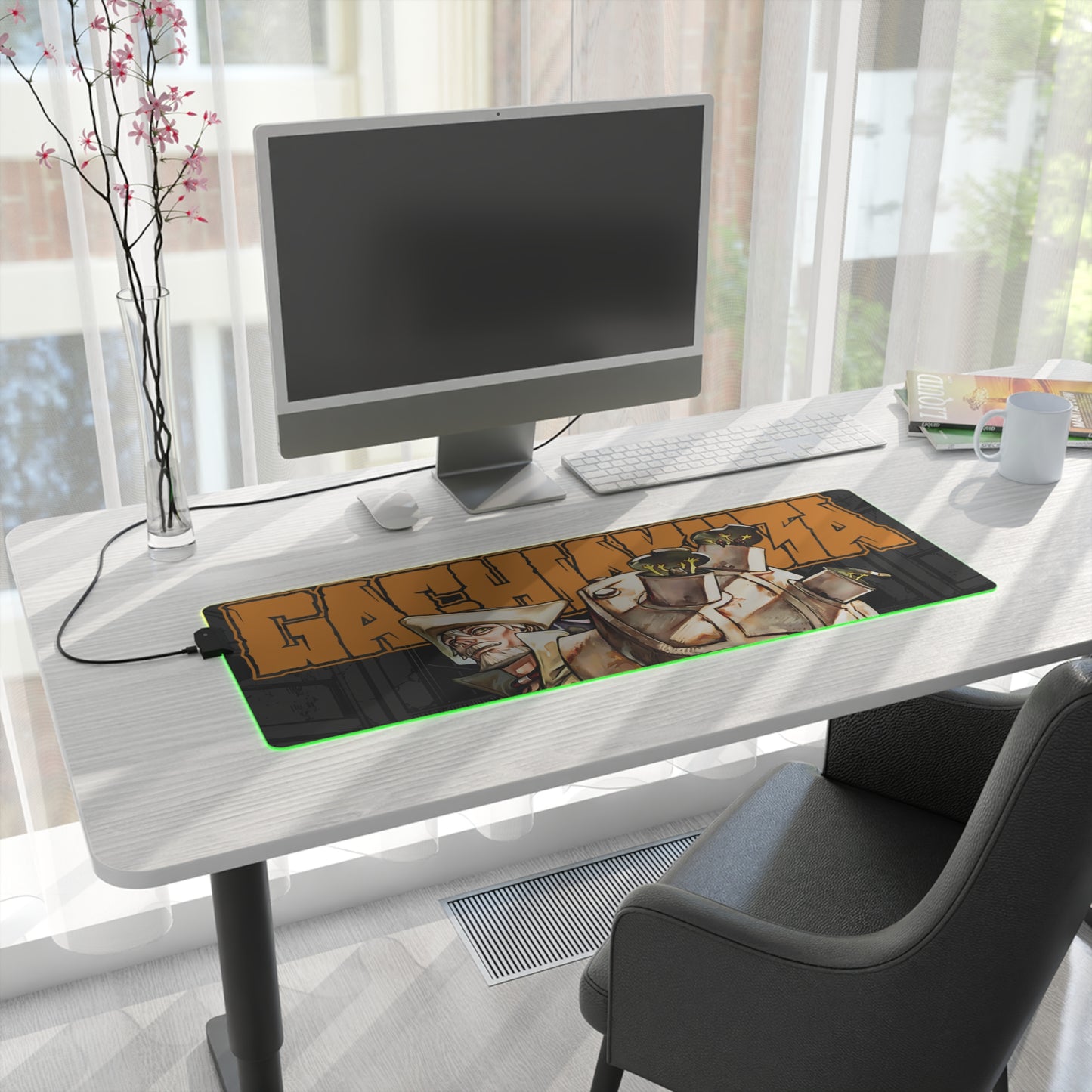 Bundus Begalkeit LED Gaming Mouse Pad | Anime-Inspired Desk Mat
