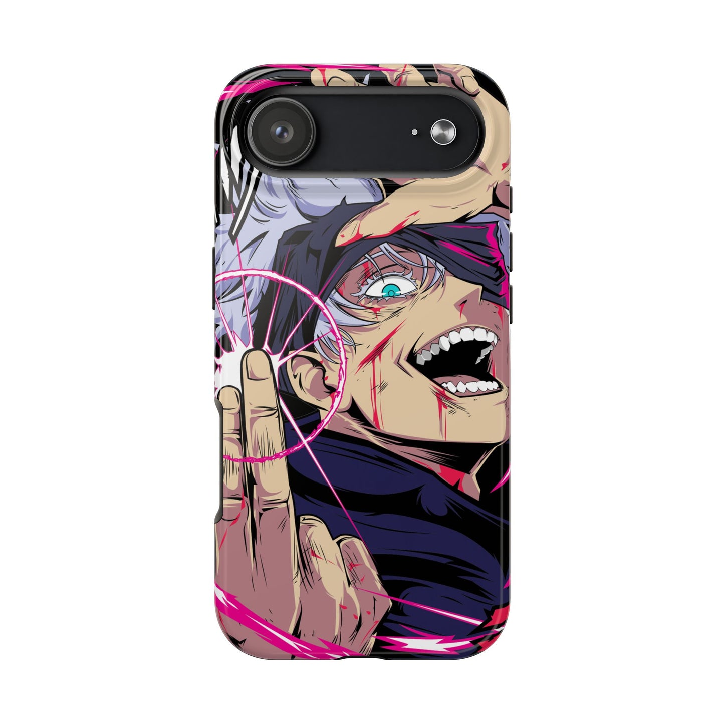 Satoru Gojo Phone Case | Reversal Red Anime-Inspired Protective Case | iPhone & Samsung Otaku Manga Cover
