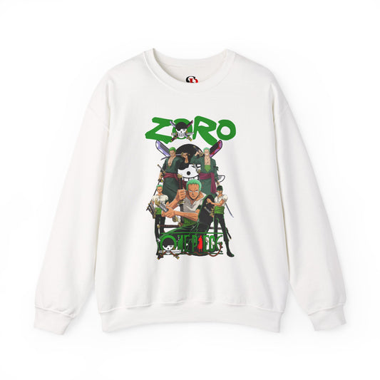 Zoro “King of Swords” Unisex Heavy Crewneck | One Piece Streetwear Sweatshirt