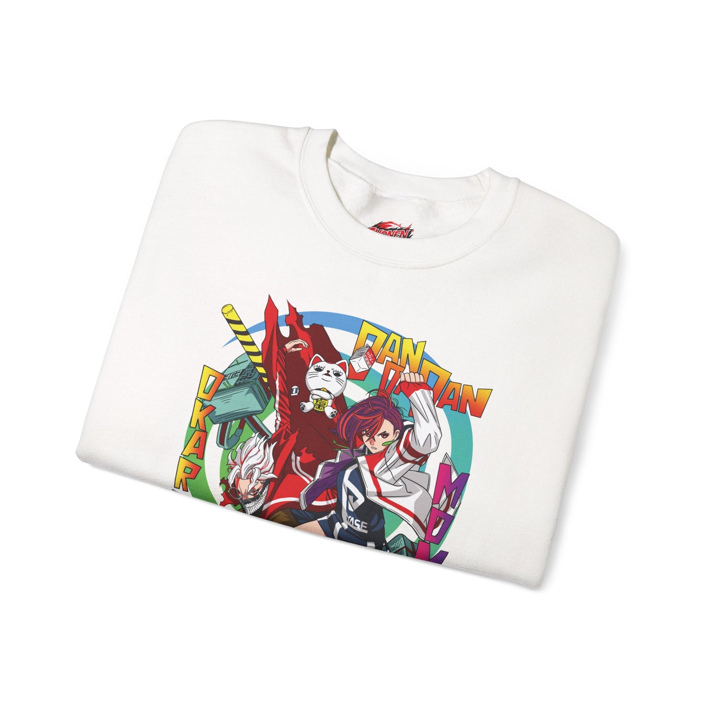 Okarun x Momo Unisex Heavy Crewneck | Anime-Inspired Streetwear Sweatshirt