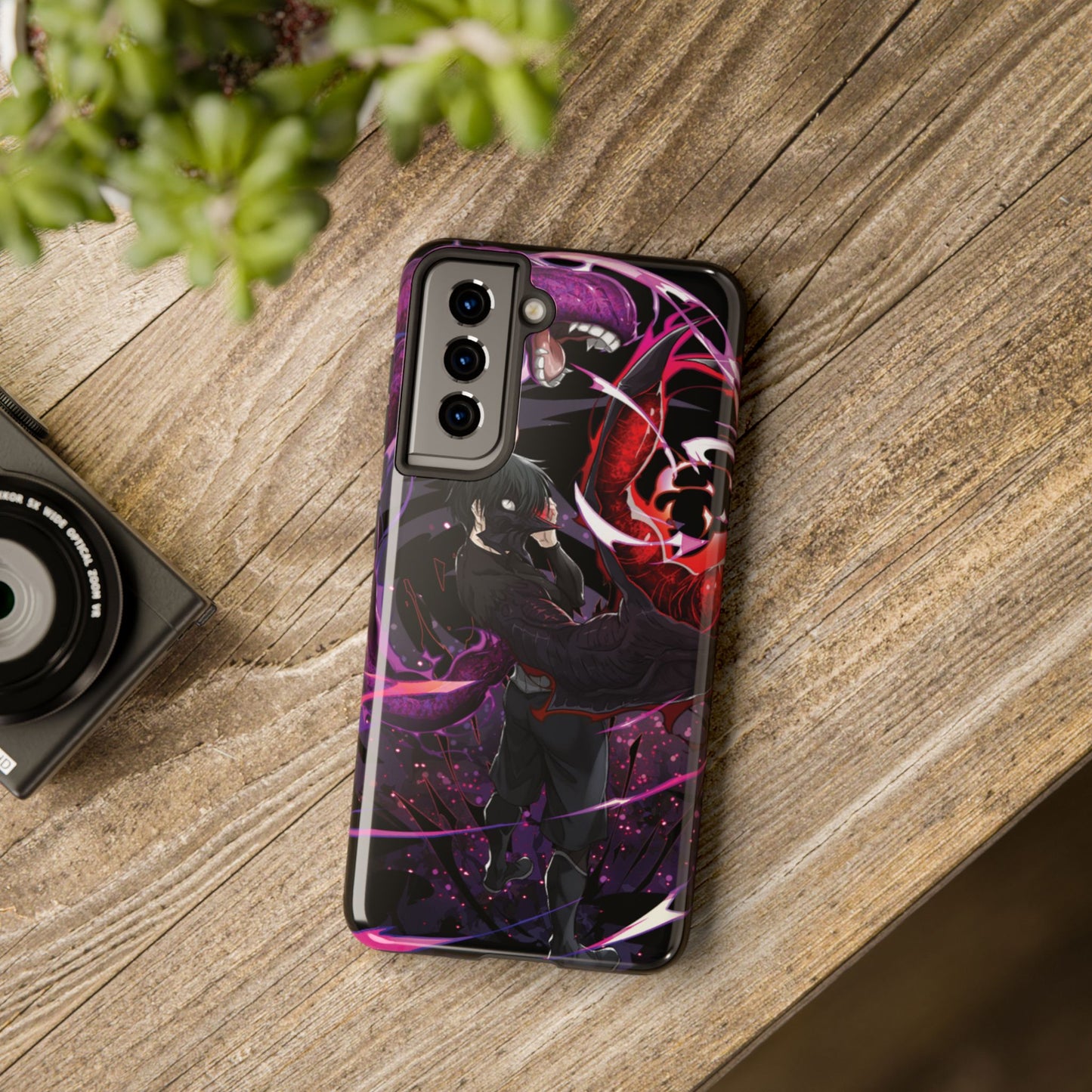 Ken Kaneki Chimera Kagune Double Layered Phone Case | Anime-Inspired Protective Case | Dark Otaku Phone Case for iPhone & Samsung