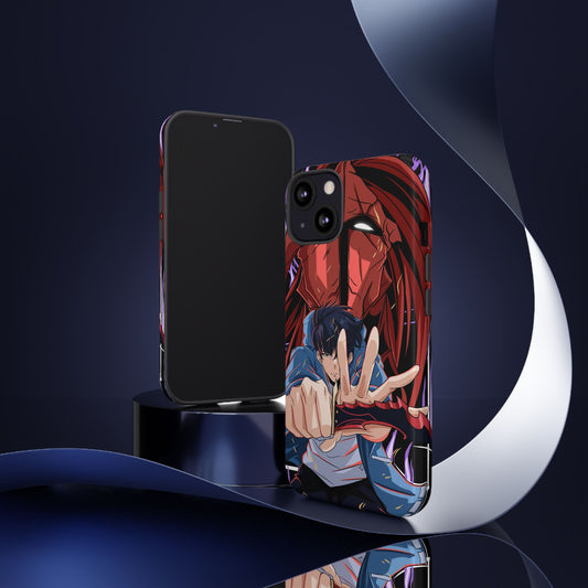 Sung Jin-Woo Igris’ Command Double Layered Phone Case | Shadow Army Anime-Inspired Protective Case for iPhone & Samsung