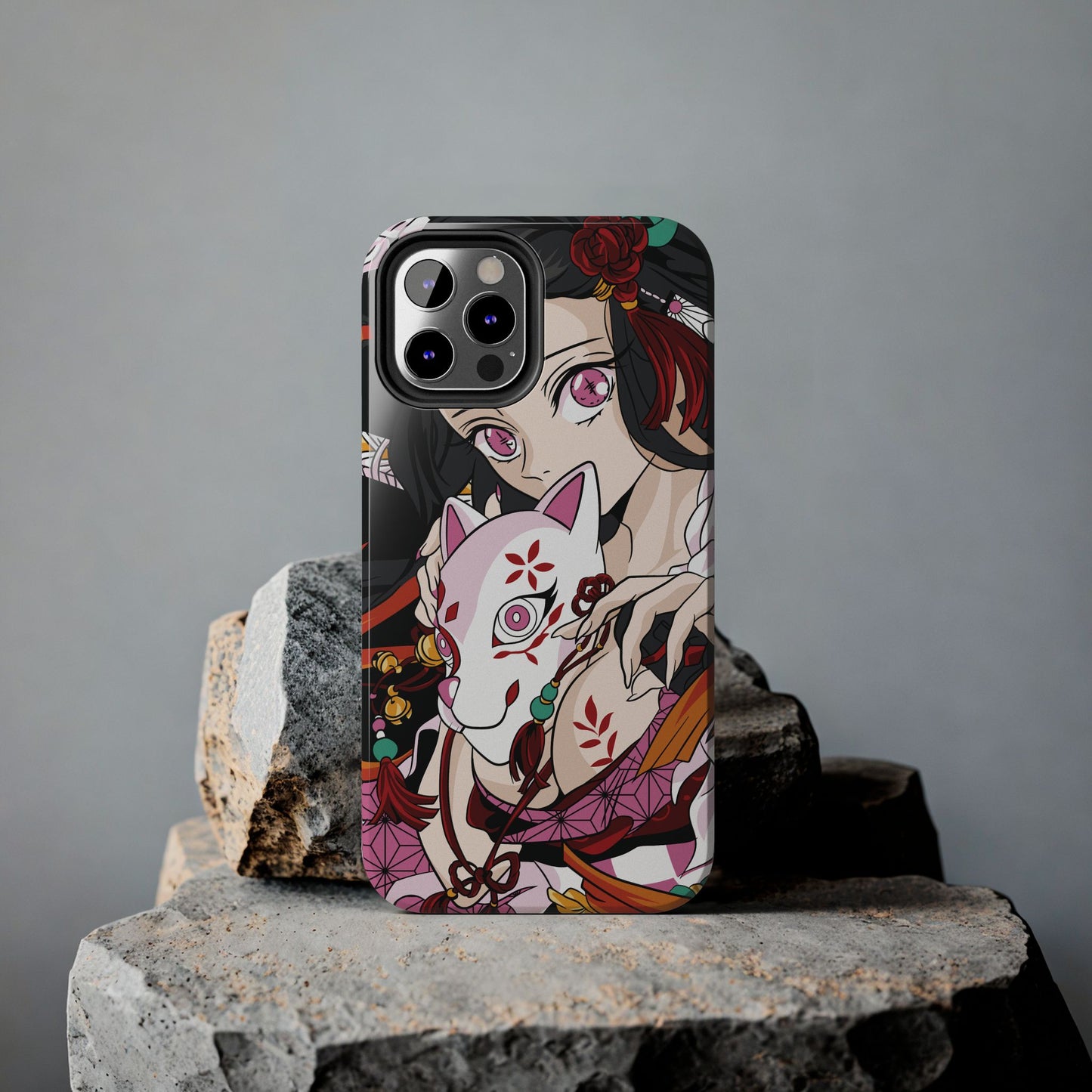 Demon Nezuko Anime Phone Case | Anime-Inspired Protective Cover | Double Layer Otaku Case