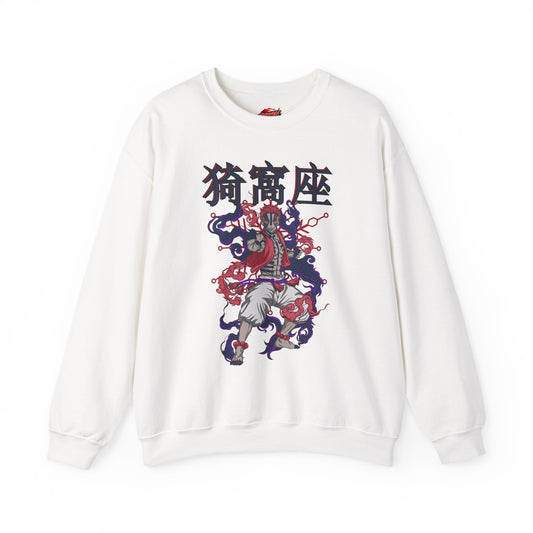 Akaza Blood Demon Art Crewneck | Anime-Inspired Sweatshirt