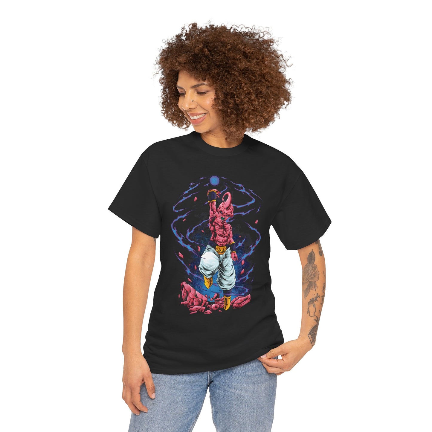 Majin Buu III Unisex Heavy Cotton T-Shirt | Dragon Ball Z-Inspired Anime Tee