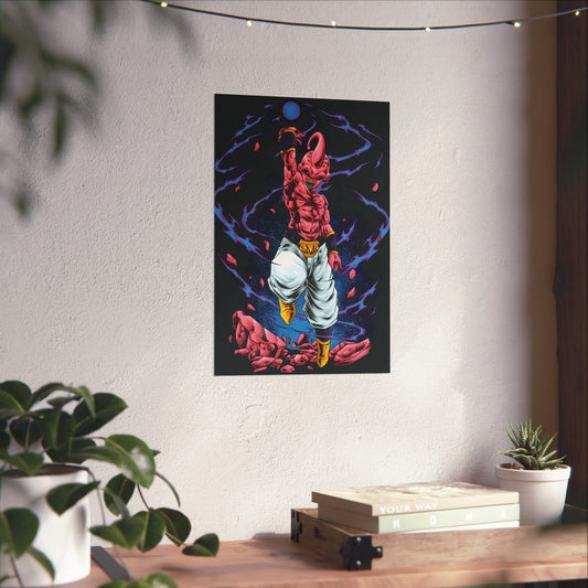 Majin Buu III Matte Vertical Poster | Dragon Ball Z-Inspired Wall Art