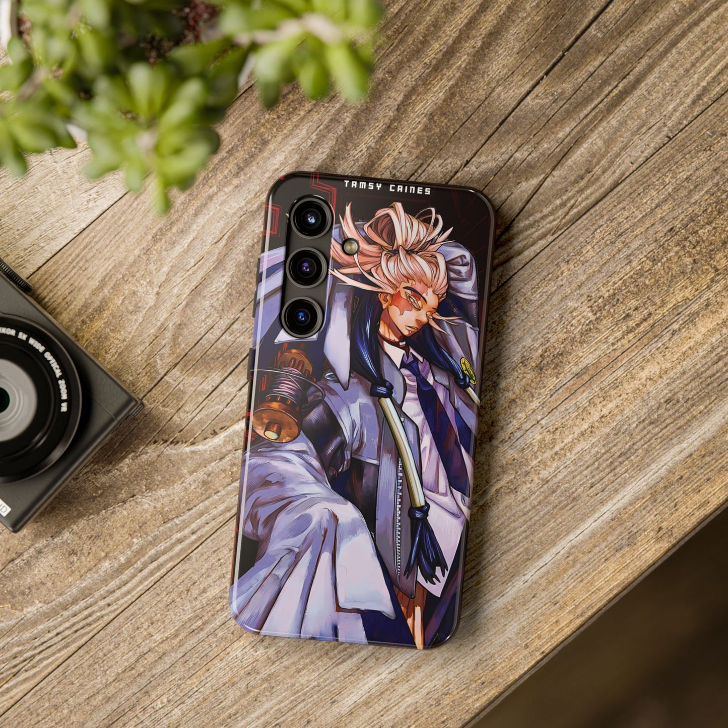 Tamsy Caines Double Layered Phone Case | Anime-Inspired Protective Case