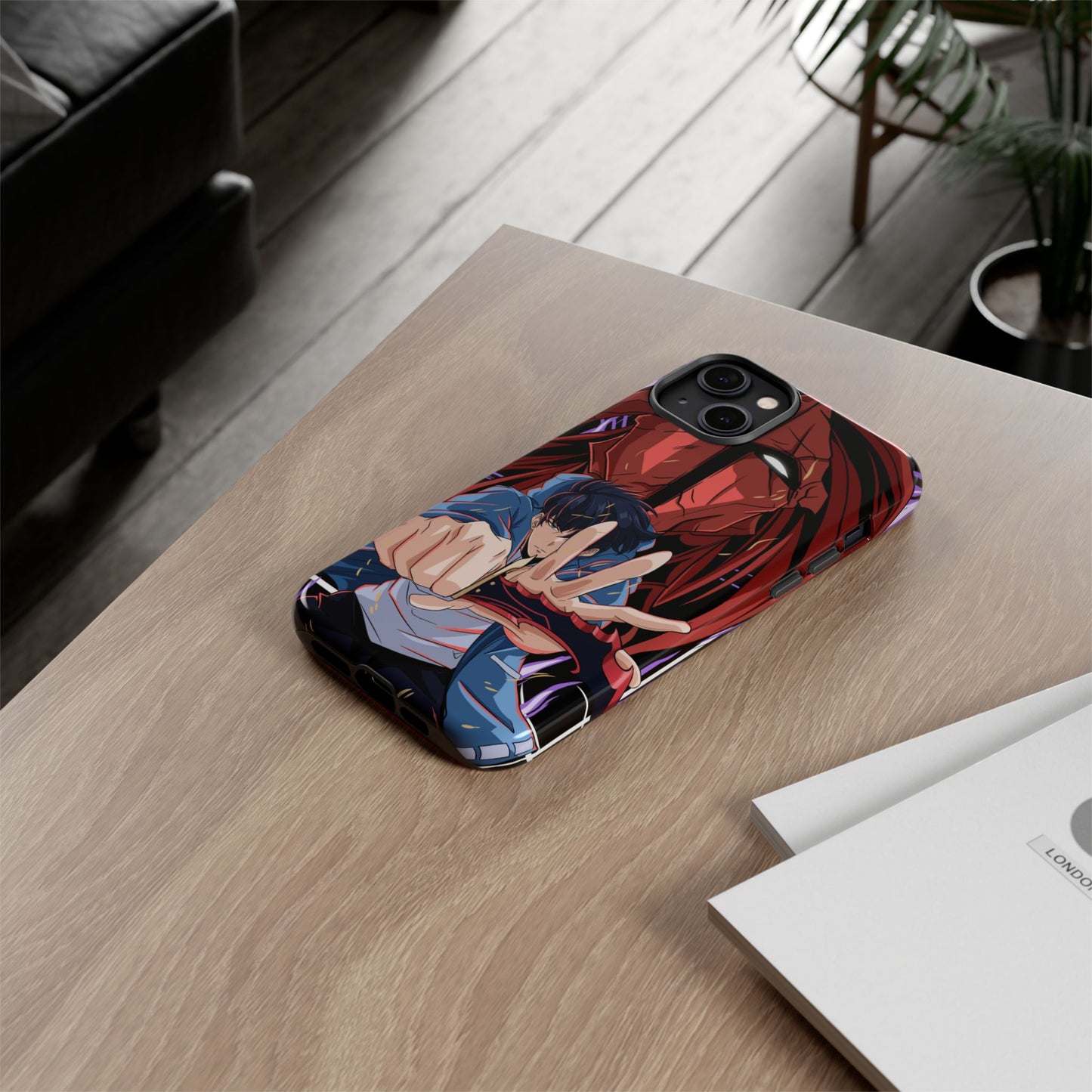 Sung Jin-Woo Igris’ Command Double Layered Phone Case | Shadow Army Anime-Inspired Protective Case for iPhone & Samsung