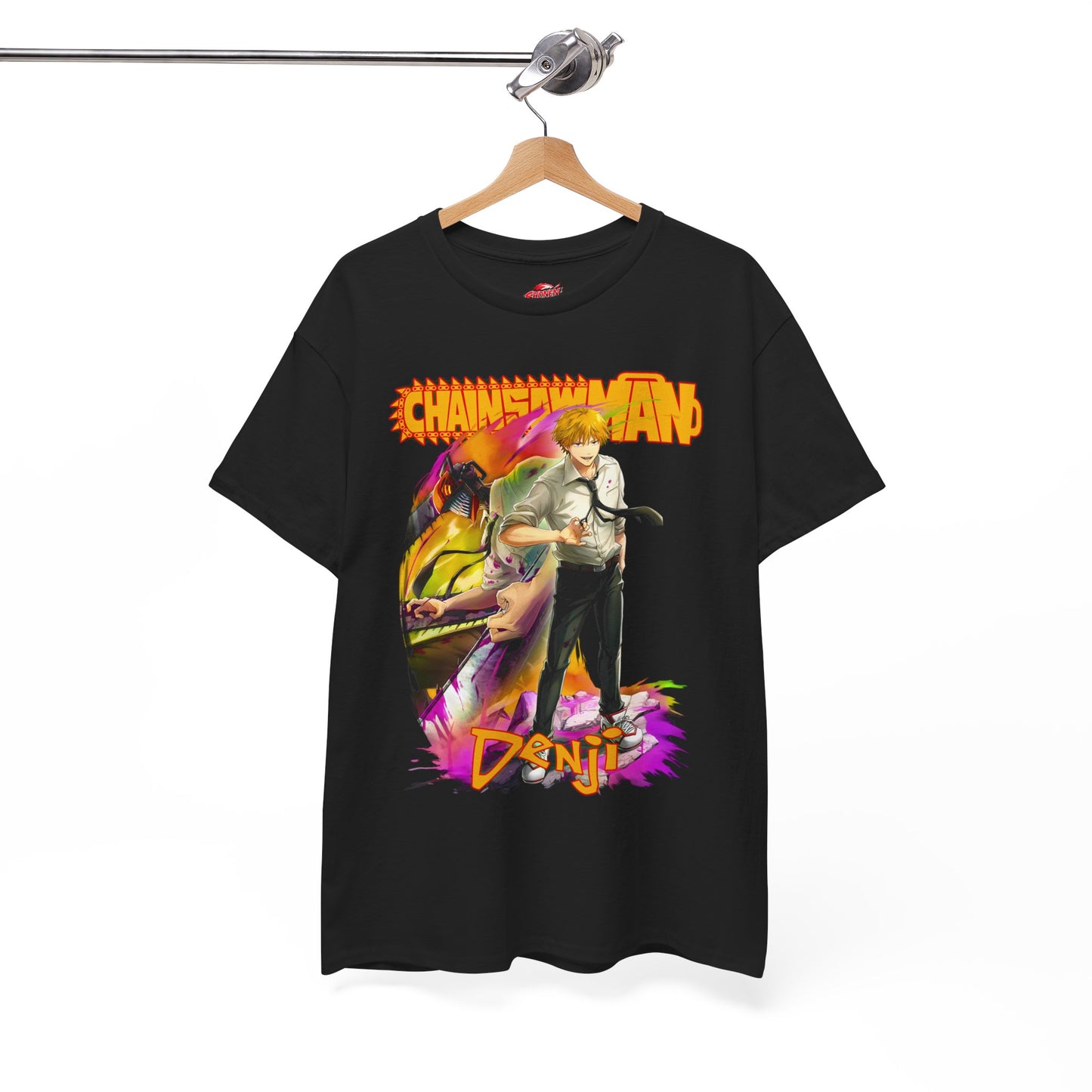 Chainsaw Devil Denji Unisex Heavy Cotton T-Shirt | Anime-Inspired Streetwear Tee