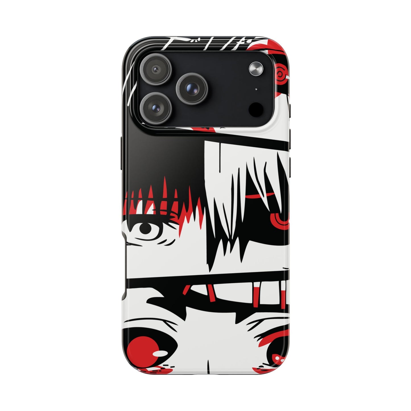 Crimson Gaze Double Layered Phone Case | Anime Protective Case | Kaneki Dark Otaku Phone Cover