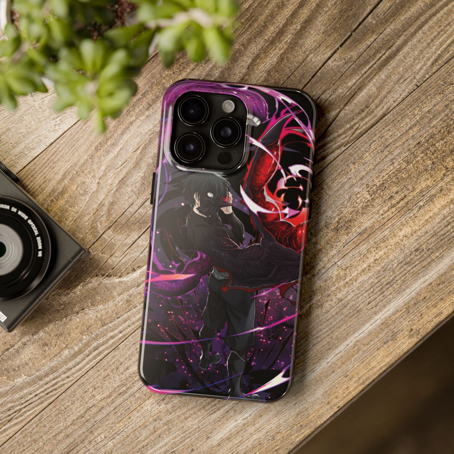 Ken Kaneki Chimera Kagune Double Layered Phone Case | Anime-Inspired Protective Case | Dark Otaku Phone Case for iPhone & Samsung