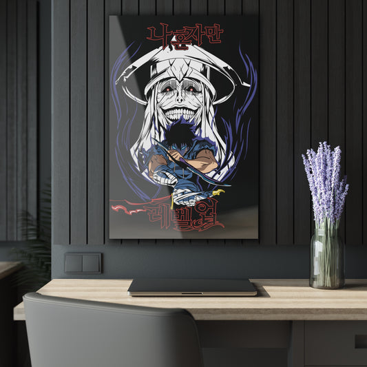 Sung Jinwoo Vs Statue Of God II Acrylic Print