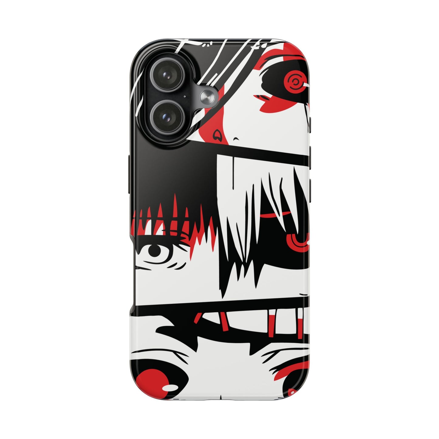 Crimson Gaze Double Layered Phone Case | Anime Protective Case | Kaneki Dark Otaku Phone Cover