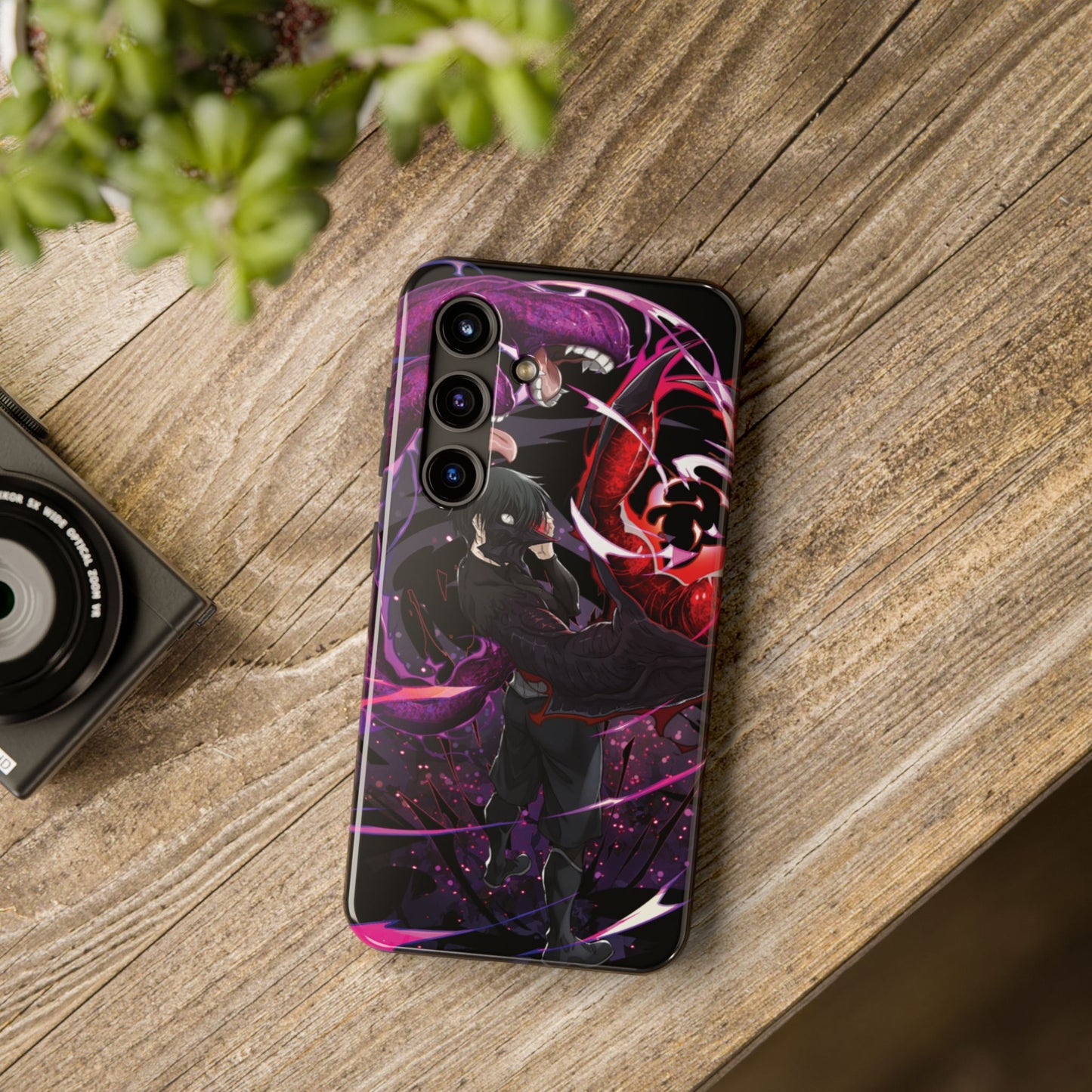Ken Kaneki Chimera Kagune Double Layered Phone Case | Anime-Inspired Protective Case | Dark Otaku Phone Case for iPhone & Samsung